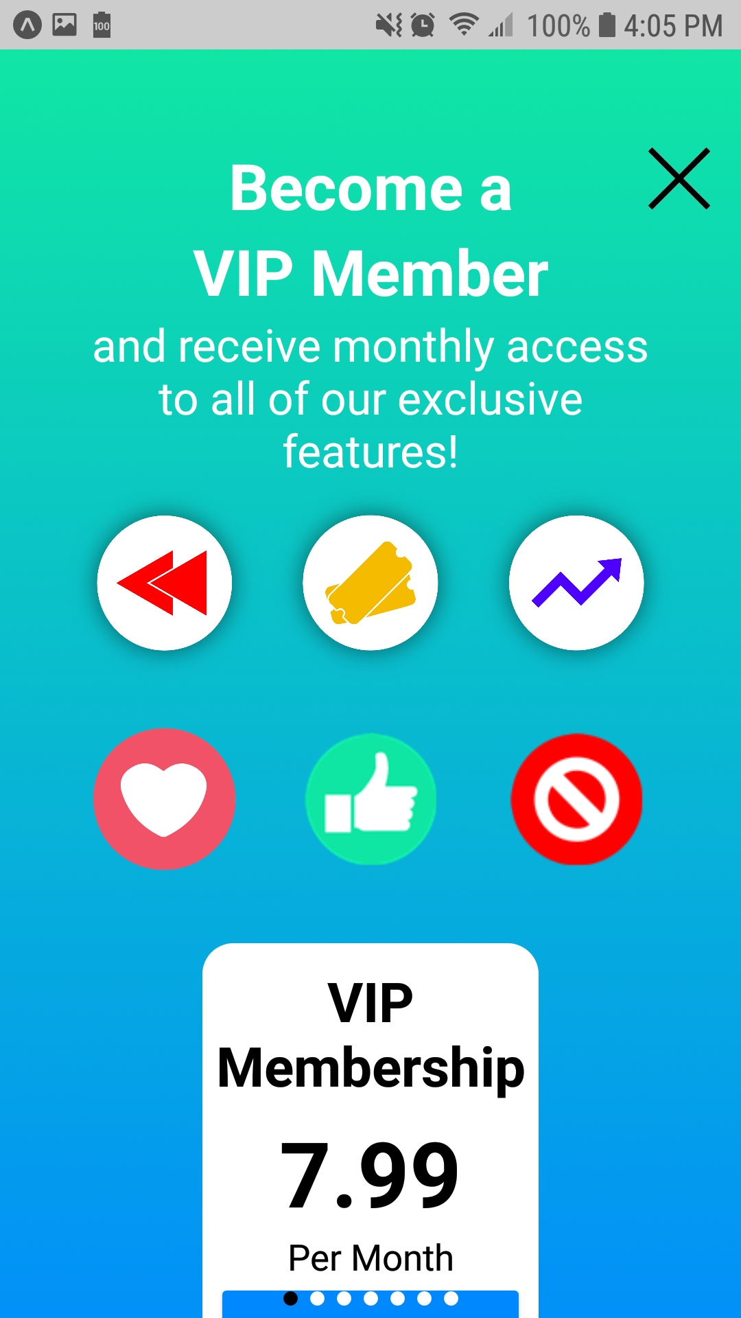 Premium screen