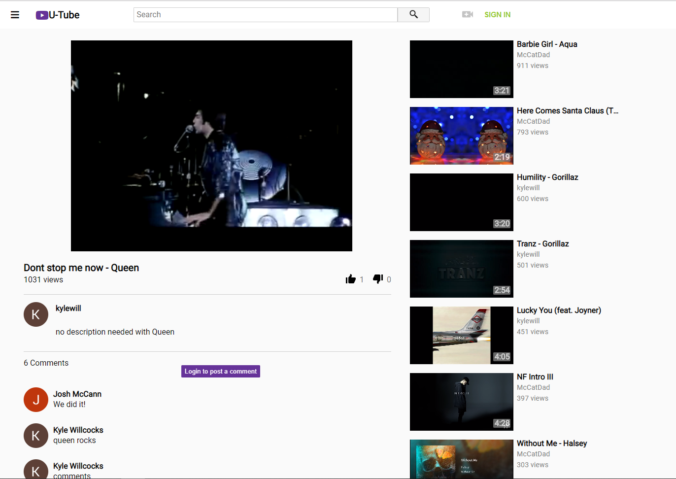 Video view